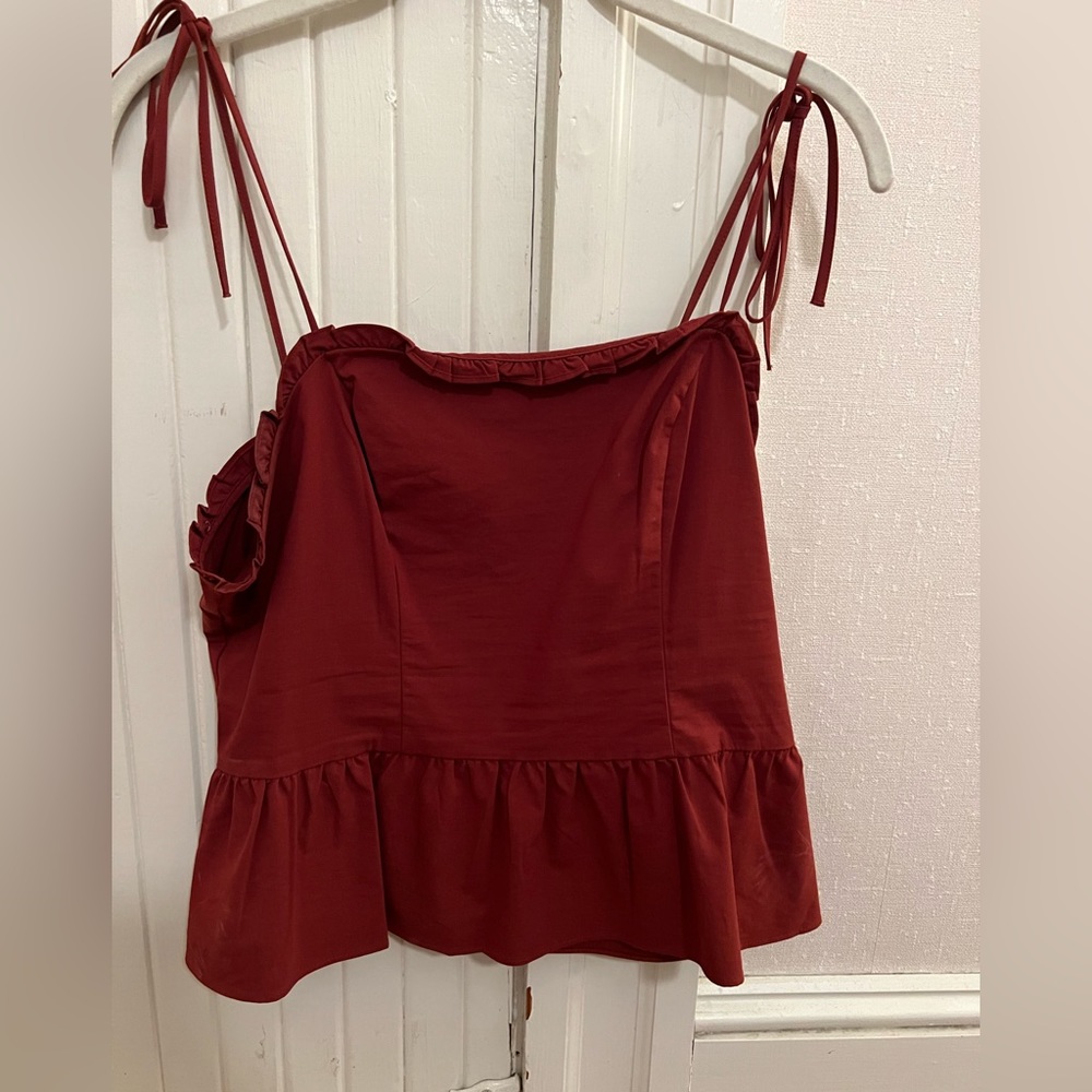 Maroon tank top